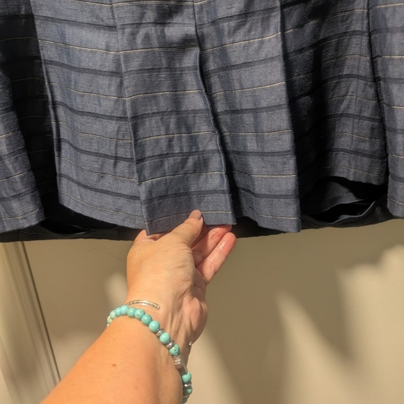 Emporio Armani Navy Striped Buttoned Blazer – Size 46 - Picture 7 of 14